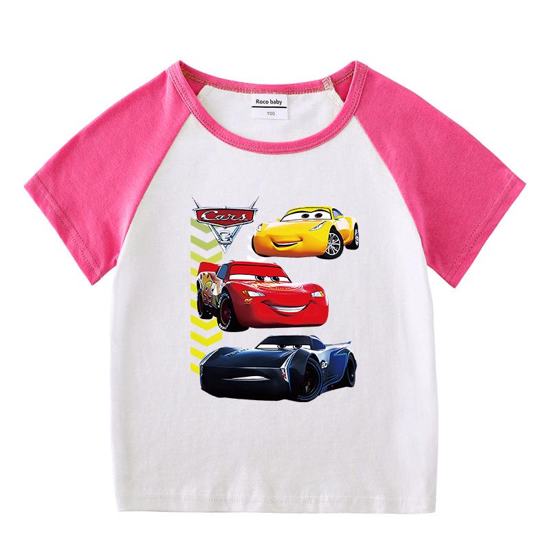 Letni komplet dwuczęściowy dla chłopca: T-shirt z krótkim rękawem i spodenki - casualowy strój sportowy