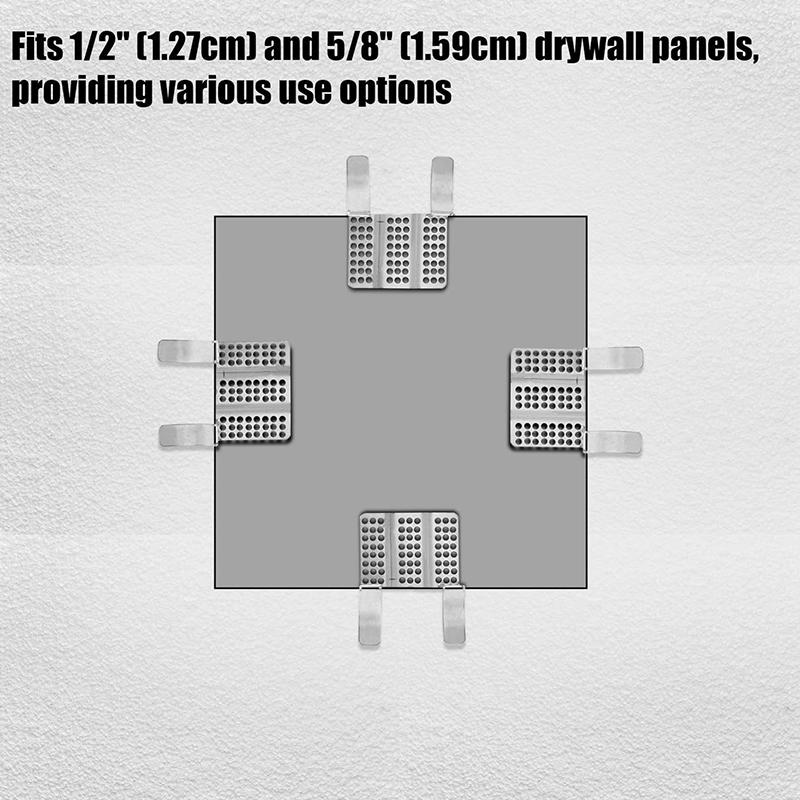 10/20Pcs Heavy-Duty Drywall Repair Clip With Screws Easy Wall Patch Repair Fastener Suitable For 1/2-Inch 5/8-Inch Thick Drywall