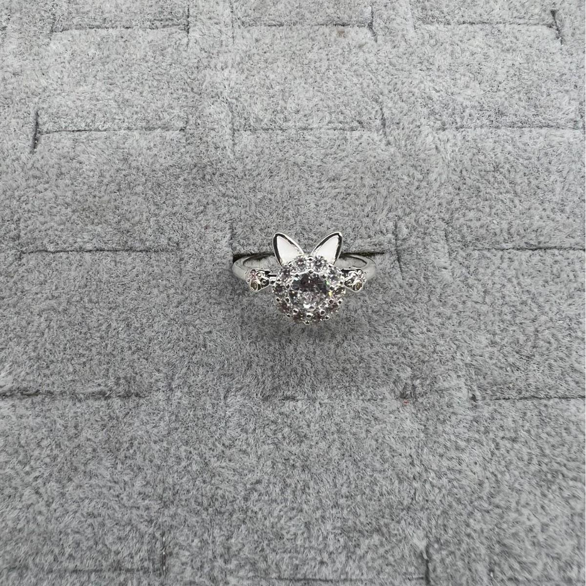 

Кольцо с кошкой, приносящей удачу, женское, нишевый дизайн, кольцо с цирконом, ювелирное изделие