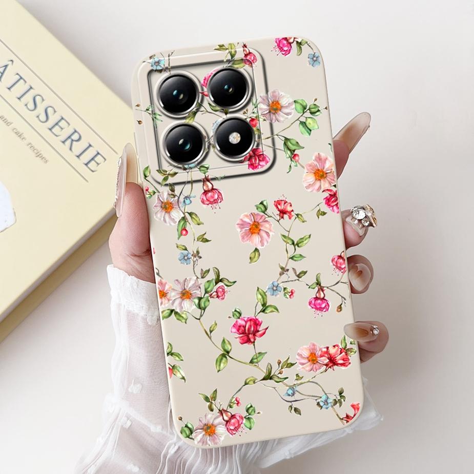 

For Xiaomi 14T Pro Case Luxury Sunflower Cartoon Girls Cover Soft Silicone Phone Case For Xiaomi Mi 14T Pro Mi14T 5G Fundas Capa Xiaomi 14T