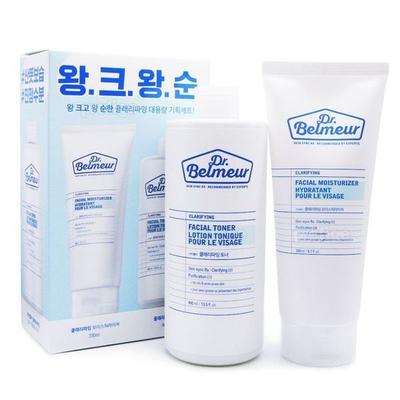 Dr. Belmeur Clarifying Basic 2-Piece Set Toner 400ml + Moisturizer 200ml