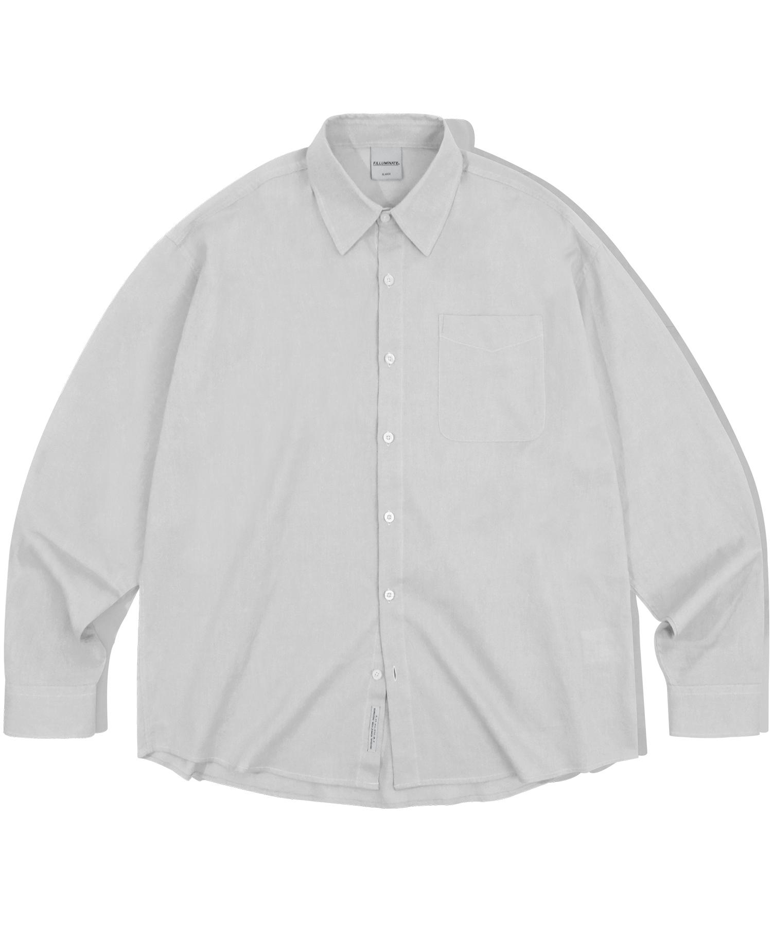 Illuminate Oversized Cool Bio Cotton Shirt - Grey Grey/L