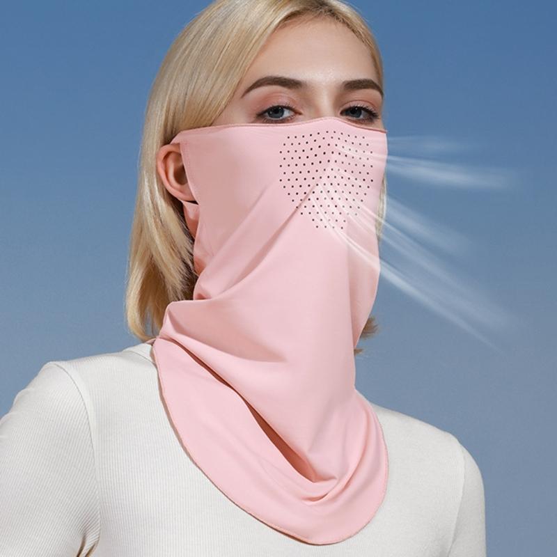 Women Sunscreens Mask Neck Scarves Windproofs Scarves Sun Protections Faces Cover