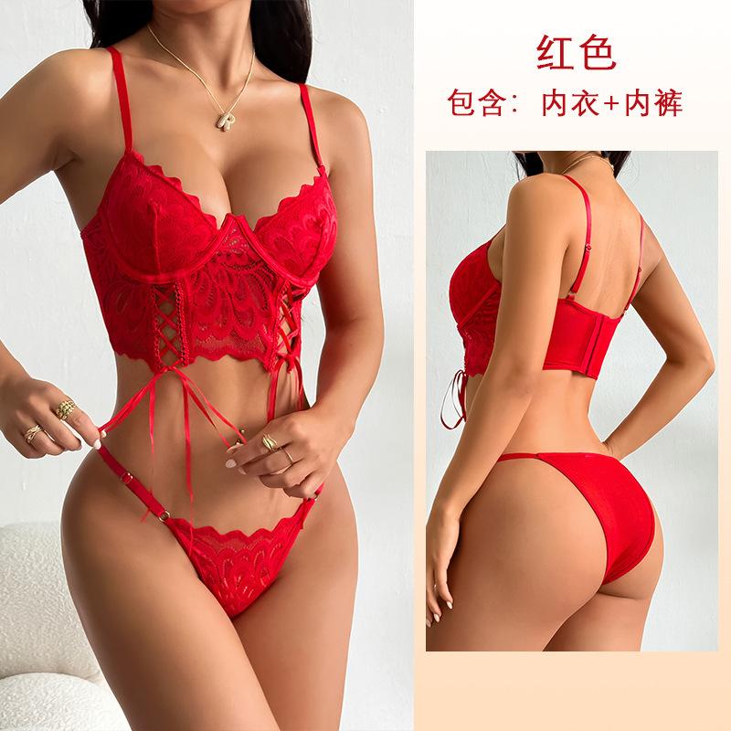 Multi-Style Kant Gaas Lingerie Set Bh Nachtjapon Combinatie Dames Nachtkleding Veelzijdige Verleidelijke Lingerie Collectie met Diverse Stijl Opties