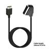 5.9ft SCART RGBs Cable For 1 2 3 Systems Enhanceds Sound Video Quality TV Gaming Accessory