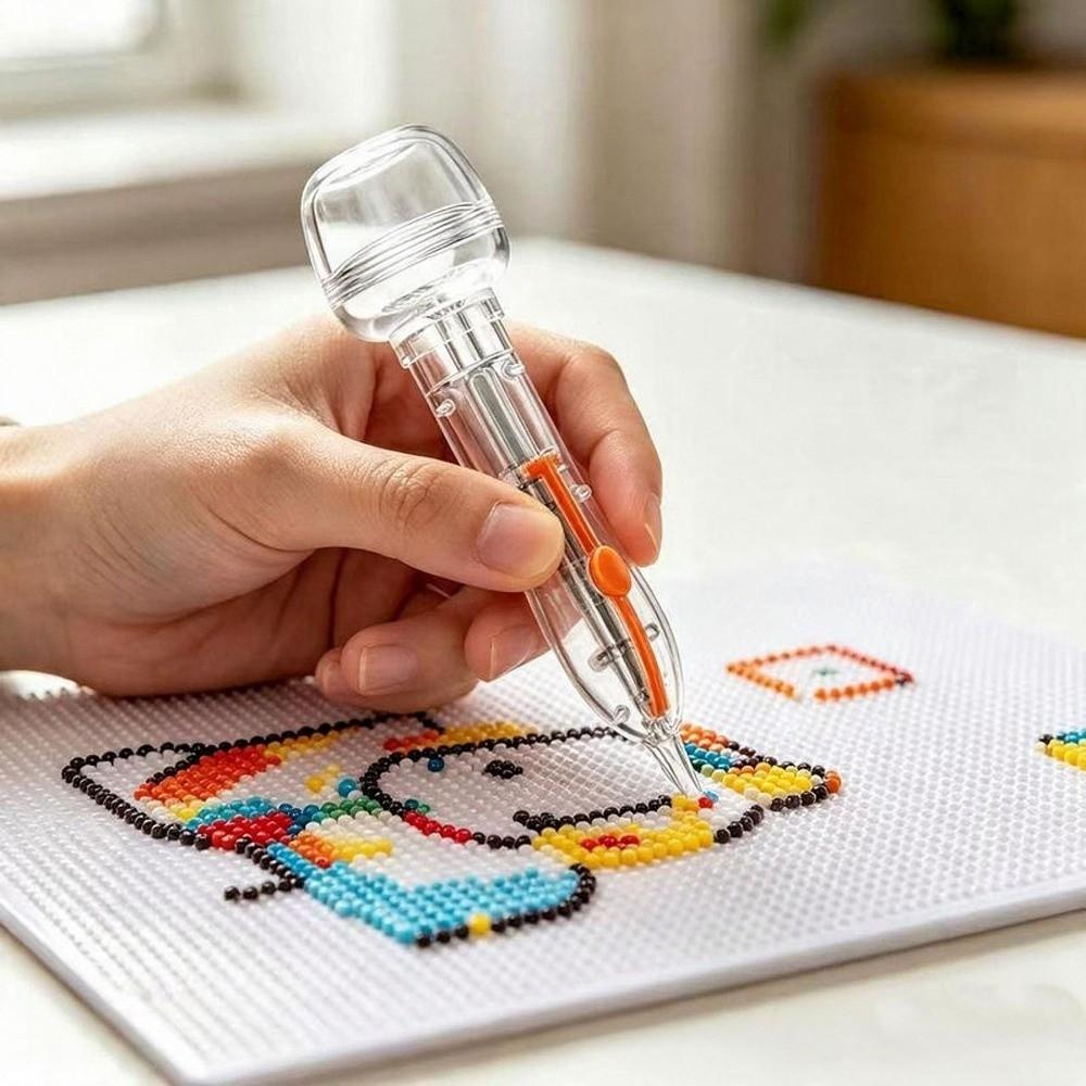 Precision Tip Bead Dispenser Pen Smooth Release DIY Fuse Bead Pen Birthday Gift