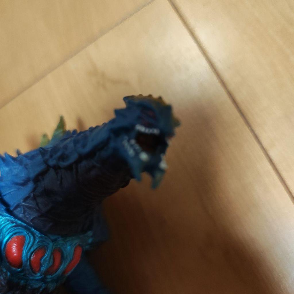 [USED] Blue monster figure standing pose