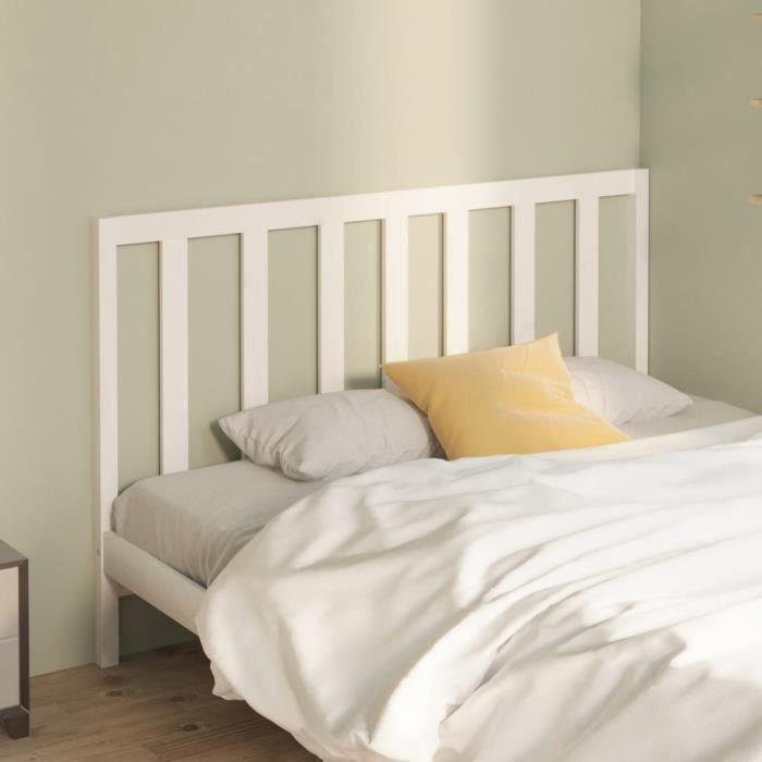 VidaXL Headboard White 166x4x100 Cm Solid Pine Wood 817701