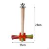 Birds Parrot Perch Bird Stands Wood Climbing Branches Station Pole Tabletop for Lovebirds