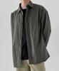 ORIGINALDAY Vintage Oversized Pigment Washed Shirt Khaki