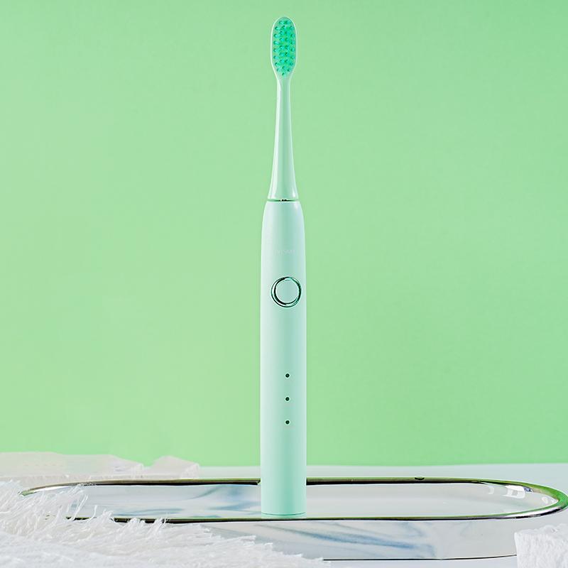 Custom Private Label Wireless Sonic Electric Toothbrush OEM Factory Manufacturer Sonic Toothbrush for Adults зелёный