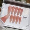 Clear Pale Pink to Moon White Gradient Press-On Nails - Enhances Skin Fairness