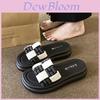 Trendy Summer Womens Thick Sole Sandals Stylish Non Slip Fashionable Footwear