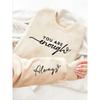 European Size "You Are Enough" Graphic Sweatshirt