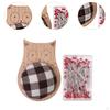 Cute Pin Cushion with Pins Ball Head Sewing Set DIY Craft Accessories Small Wooden Base