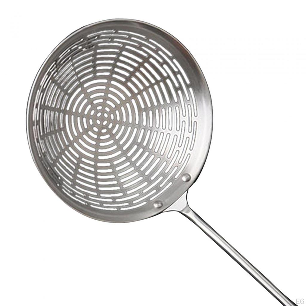 Spider Strainer Cooking Skimmer with Hanging Hole Durable Nonstick Stainless Steel for