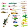 Advent Calendar Fishing Lures 2025 Countdown Lake Fishing Tackle Kit Box Creative Freshwater Trout Lures Kit Fishing Tackle Box
