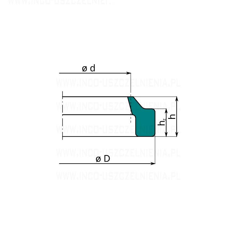 Scraper Ring Z 25x33x5/7 PU