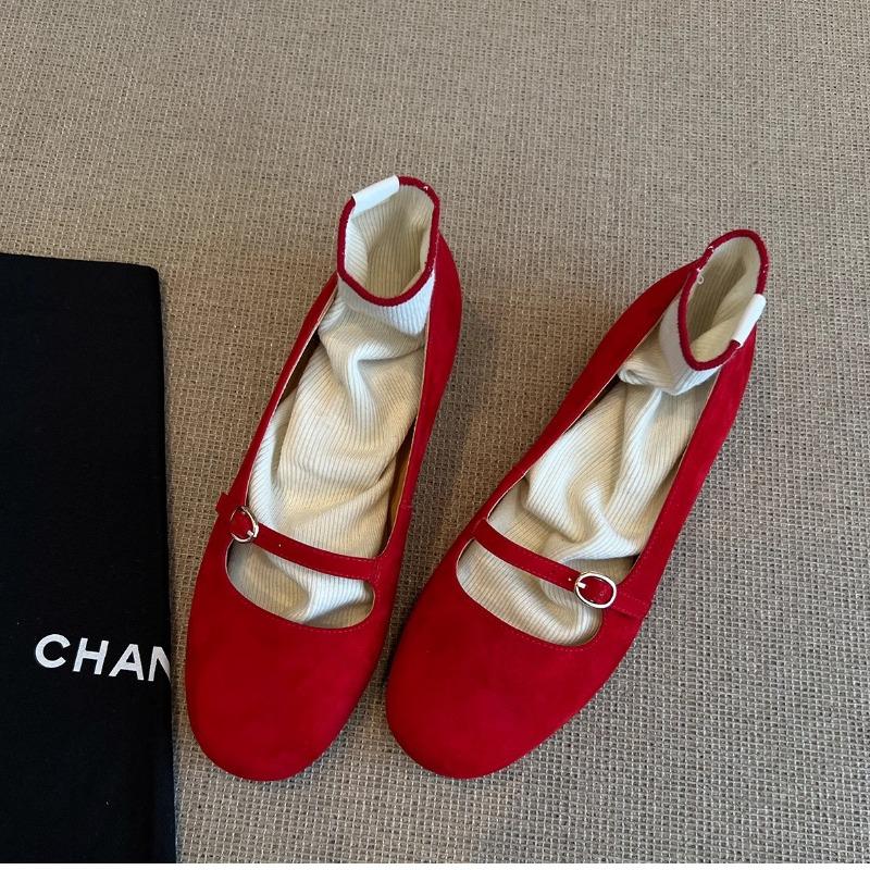 

Мода Новые Женские Балетки На Плоской Подошве Однотонные Туфли С Круглым Носком В Стиле Мэри Джейн Повседневная Обувь Французский Винтаж Дизайн С Открытым Подъемом Zapatos Mujer 40 красный