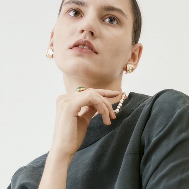 a.neujac My Memento Earring Gold