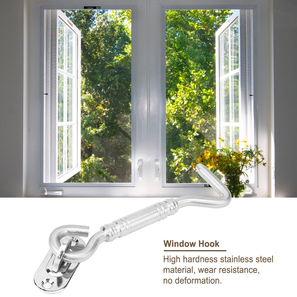 European Style Thicken Stainless Steel Door Window Latch Hook Holder Hardware Fittings