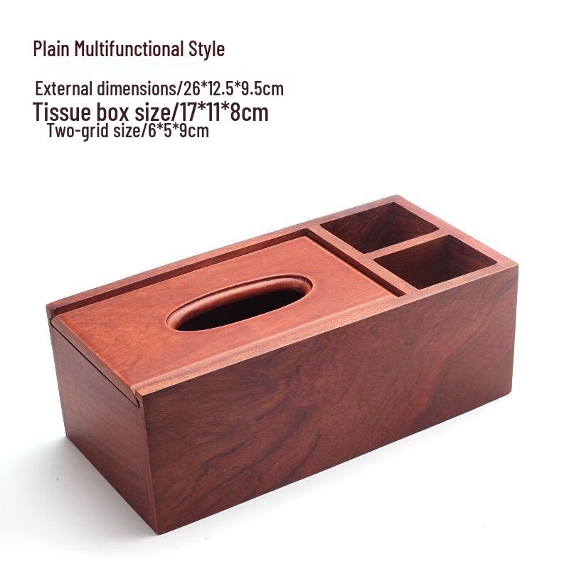 Chinese Style Vietnamese Rosewood Solid Wood Tissue Box