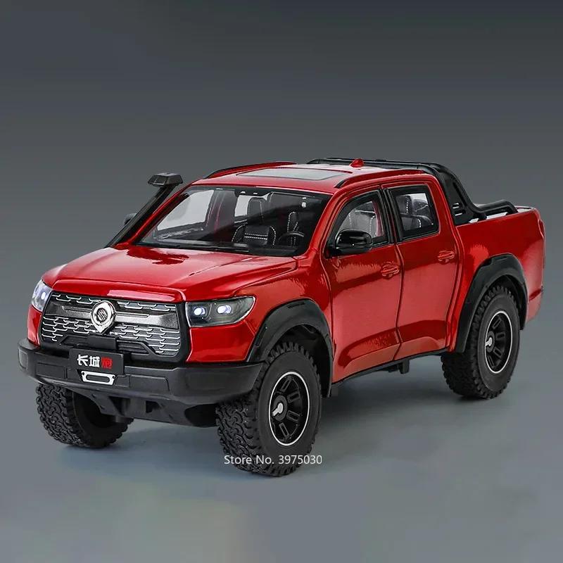 1:24 Scale NIO ES8 Great Wall POER SUV Cars Models Toys Alloy Diecast New Energy Vehicles with Sound Light Model for Kids Gifts