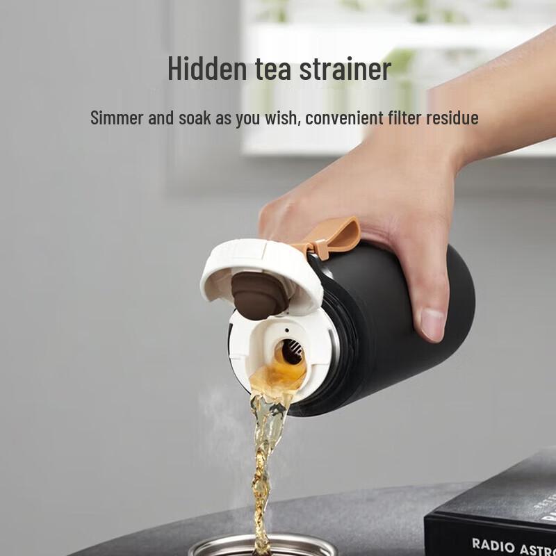 SUPOR 316L Stainless Steel Tea Infuser Vacuum Flask for Men