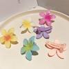 6cm Fermagli alla Moda Fiore d'Uovo per Capelli da Donna Boemia Gradiente Fiore Fermaglio per Capelli Vacanza al Mare Ragazze Dolci Accessori per Capelli