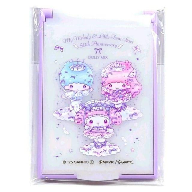 CRUX - Sanrio My Melody x Little Twin Stars DOLLYMIX Складное зеркало H115×W65×D6mm