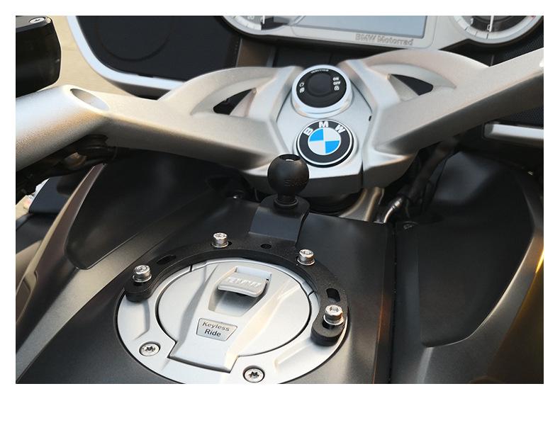 SMNU Ten Ma GSX250R 25mm Ball Head Mobile Phone Holder for Sports Car Race Track Fuel Tank