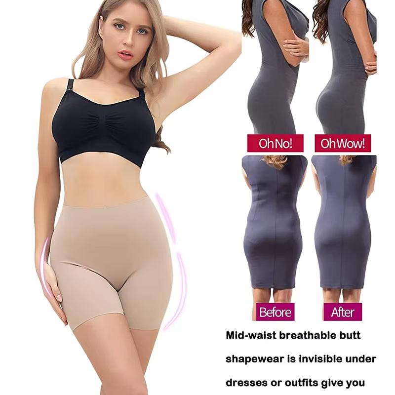 Chiloți modelatori pentru coapse pentru femei, pantaloni scurți slip, talie înaltă, control abdomen, corset modelator, modelator de corp fără cusături