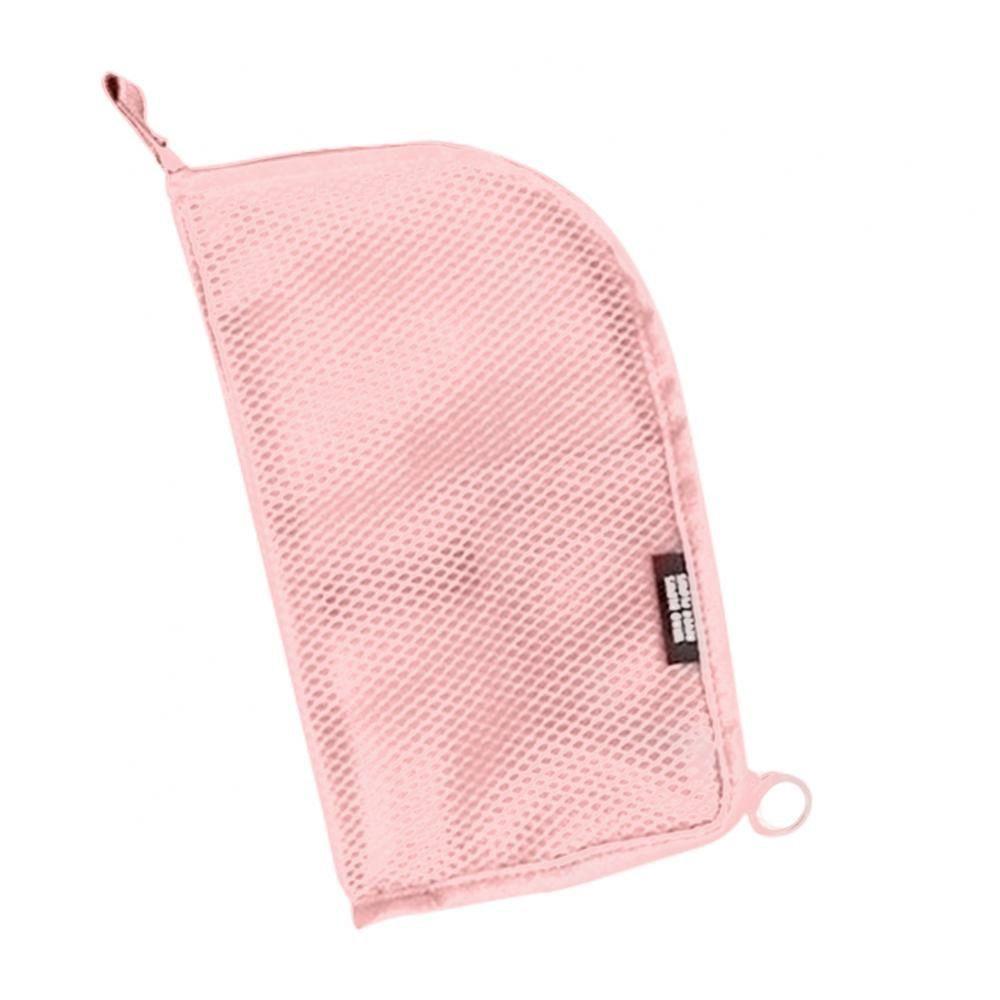 Zipper Makeup Brush Bag Mesh Toothbrush Bag Portable Storage Bag  Bathroom