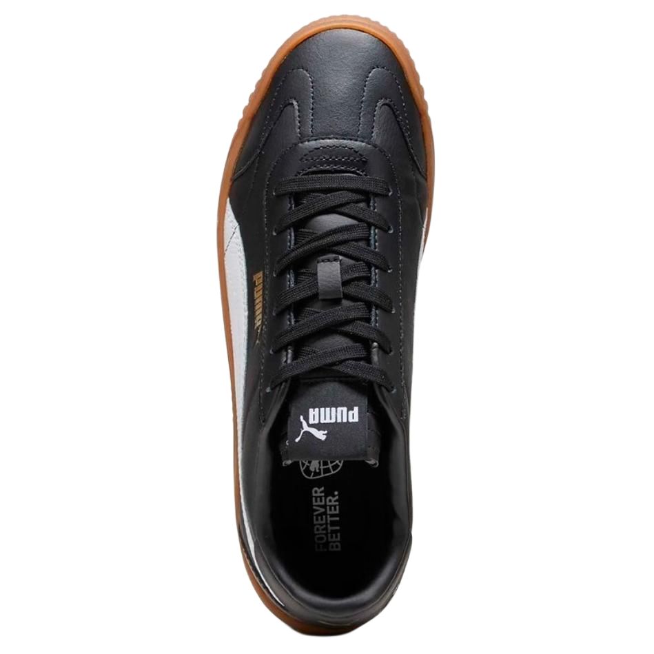 Puma Club 5v5 Black White Gum Unisex Sneakers Gold 389406-05