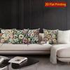 2D Vintage Floral Embossed Style 3D Print Throw Pillow Covers Pattern Cushion Cover Suitable For Sofa Bedroom Car Pillow Cover