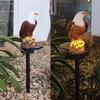 1pcs Outdoor Solar LED Light Squirrel Lamp Waterproof Yard Landscape Squirrel Shape Decorative Light for Garden Yard