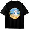 T-shirt garçon, fille, ados : Chats rigolos jouant au volley-ball - Cadeau anime