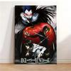 Halloween Frameless Wall Mural: Light Yagami & Ryuk for Living Room, Bedroom, Bathroom Decor
