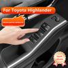 For Toyota Highlander Car Interior Accessories Decoration Center Console Silicone Mat Door Armrest Pad  Interior Upgrade