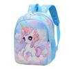 Large Capacity Childrens Backpack With Unicorn Print Design For Early School