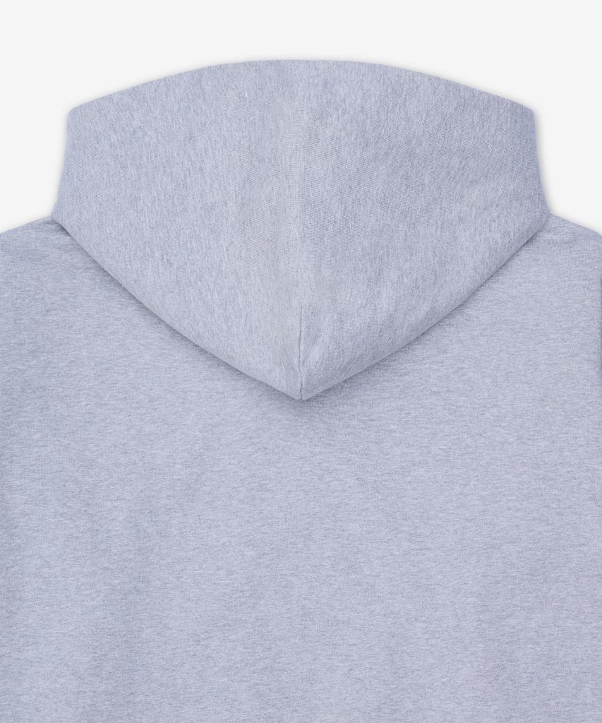 Drawstring Zip-Up Hoodie - Gray / S67Hg0024S25505858M