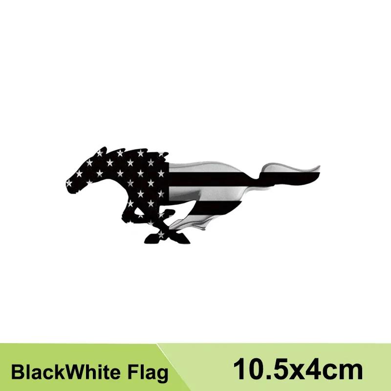 Car Exterior Side Emblem Stickers for Ford Mustang Logo Explorer Fusion Mondeo Focus MK2 MK3 MK7 Ranger Kuga Horse Badge Decals