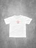 Y2K Aesthetic Semi-Sheer Round Neck T-Shirt with Y2K Embellishment(Embroidery/patches)- Washable All-Season Wear