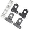 Pyhodi Headlight Tab Repair Kit, Left Right Side Headlight Headlamp Bracket Tab Repair Kits, Aluminium Alloy Simple Installation Scratch Resistant