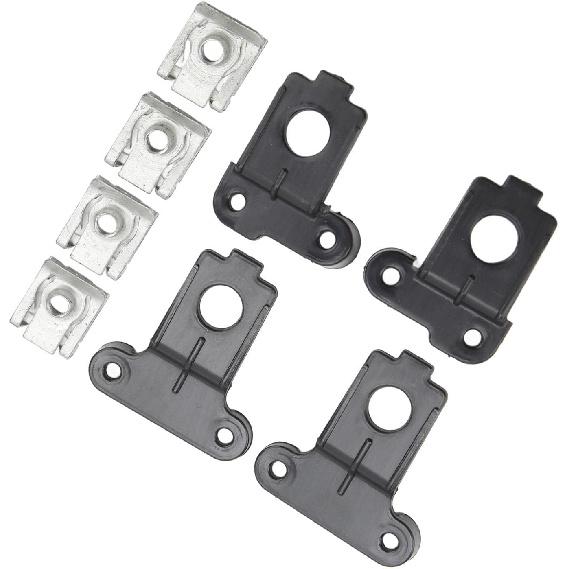 Pyhodi Headlight Tab Repair Kit, Left Right Side Headlight Headlamp Bracket Tab Repair Kits, Aluminium Alloy Simple Installation Scratch Resistant