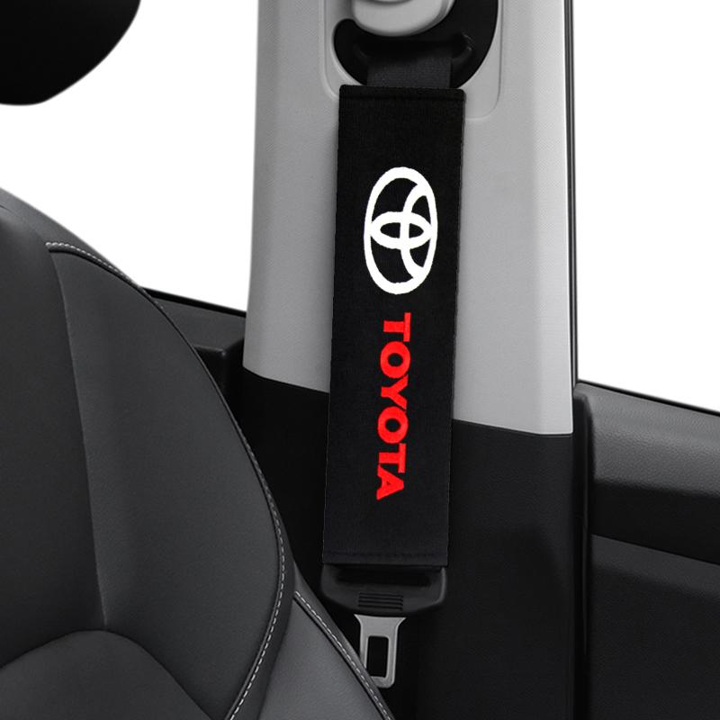 AVD4    Car exterior annual inspection stickers For Toyota Car Set Car Head Neck Rest Pillow Auto Seat belt Pads Headrest cover