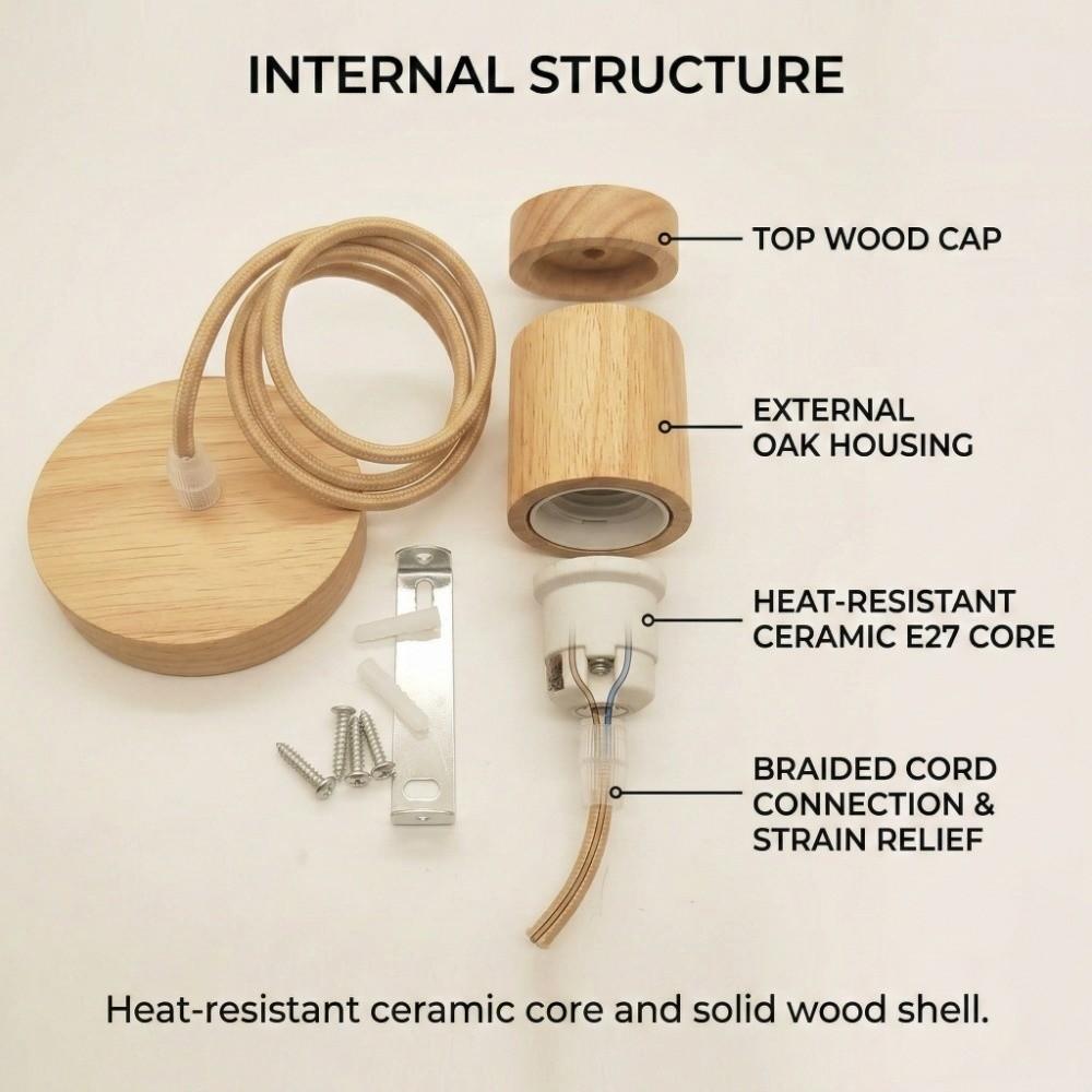 Modern Simple Lamp Base Irregular Wooden Light Holder Creative Lamp Holder  Home Lighting