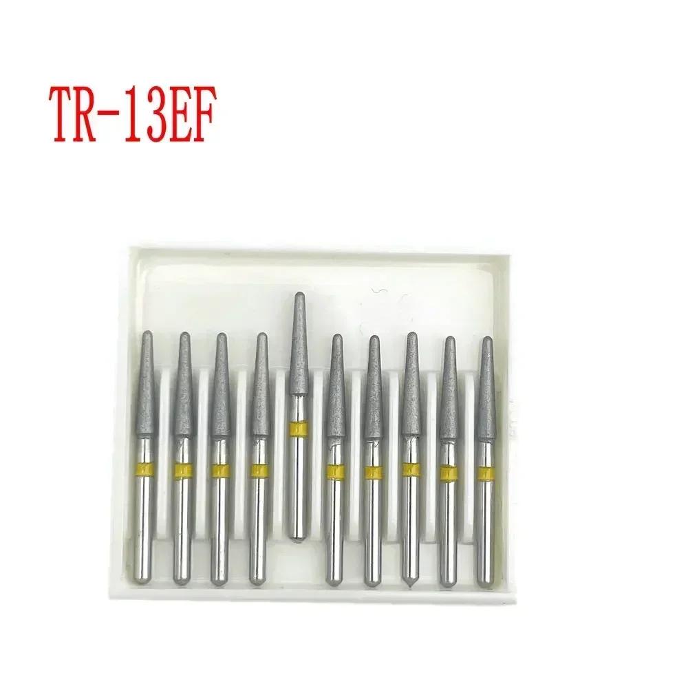 10pcs/box Dental Diamond Burs Drill FG Diamond 1.6mm Shank for High Speed Handpiece Burs