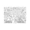 Easter Coloring Poster Children's Party Disposable Paper Tablecloth 80*110cm Used For Parties Cultivating Children's Hands