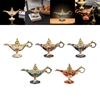 Antique Style Wishing Light Exquisite Crafts Wishing Oil Lamp Pot for Party Ornament Photo Props Collection Souvenir
